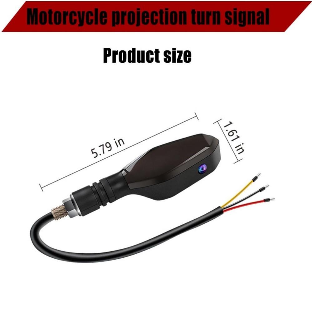 Sequential Flowing Motorcycle LED Turn Signal Blinker Running Light Indicators