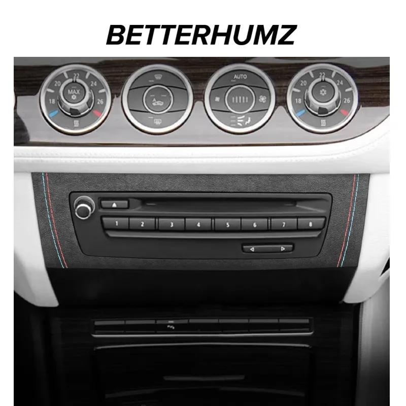Für BMW Z4 E89 2009-2016 Hergestellt aus Alcantara Mittelkonsole Klimaanlage CD-Panel Verkleidung Performance Aufkleber Auto Innenzubehör