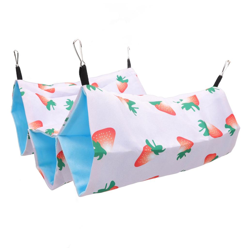 Hamster Tunnel Hängematte Doppelschicht Weich Bequem Hamster Tunnelbett Entfesseln Sie die Natur des Haustiers für Ratte Frettchen Zuckergleiter