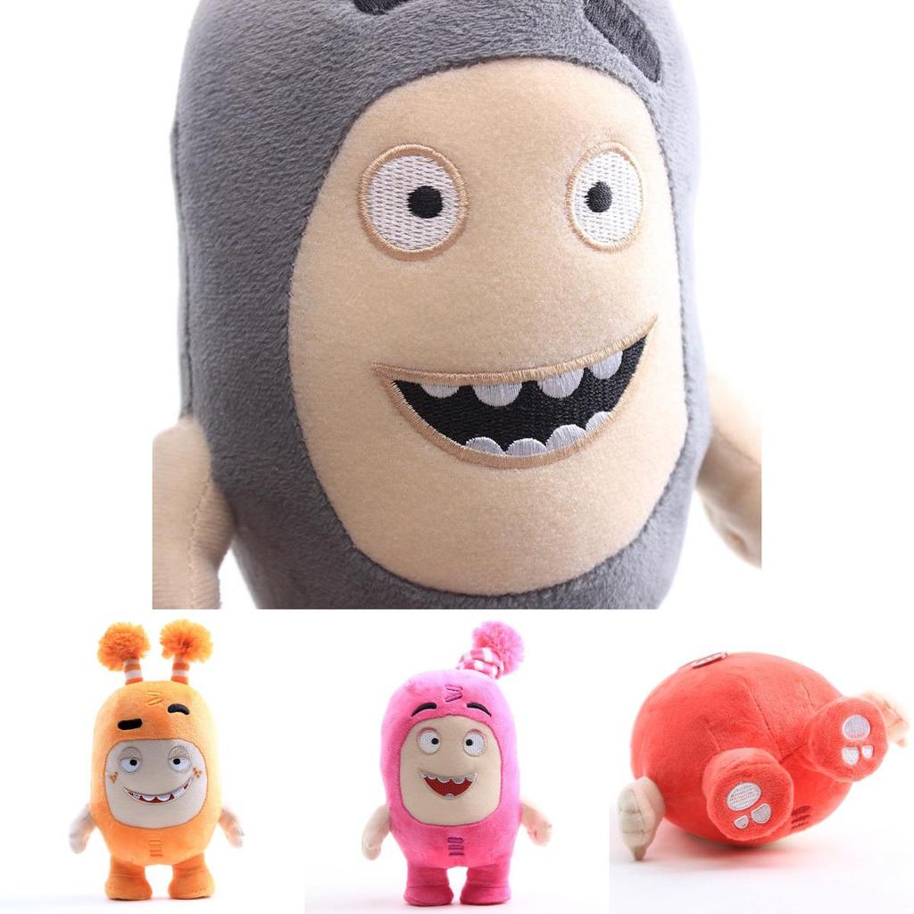 Adorable Oddbods 23cm Plush Soft Cuddly Toy Newt Bubbles Pogo Zee Jeff Fuse Slick Doll