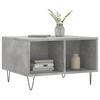 Coffee Table Concrete Gray 60x50x36.5 Cm Particleboard