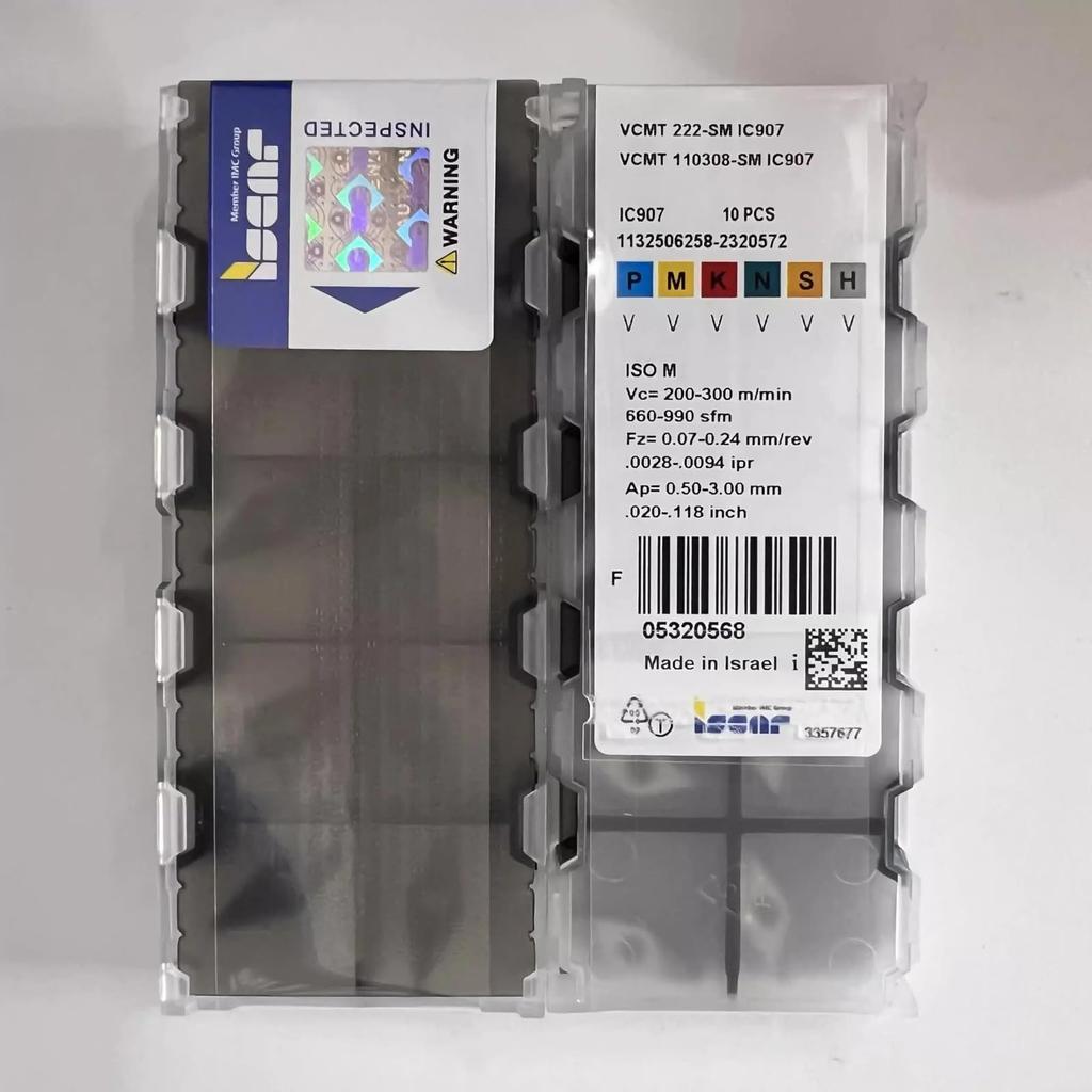 VCMT110308-SM IC907 /Industrial Indexable Carbide Inserts 10 PCS
