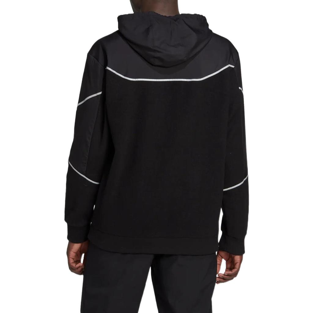 adidas Sweatshirts Men's Black Hooded Moderate Regular HL6913