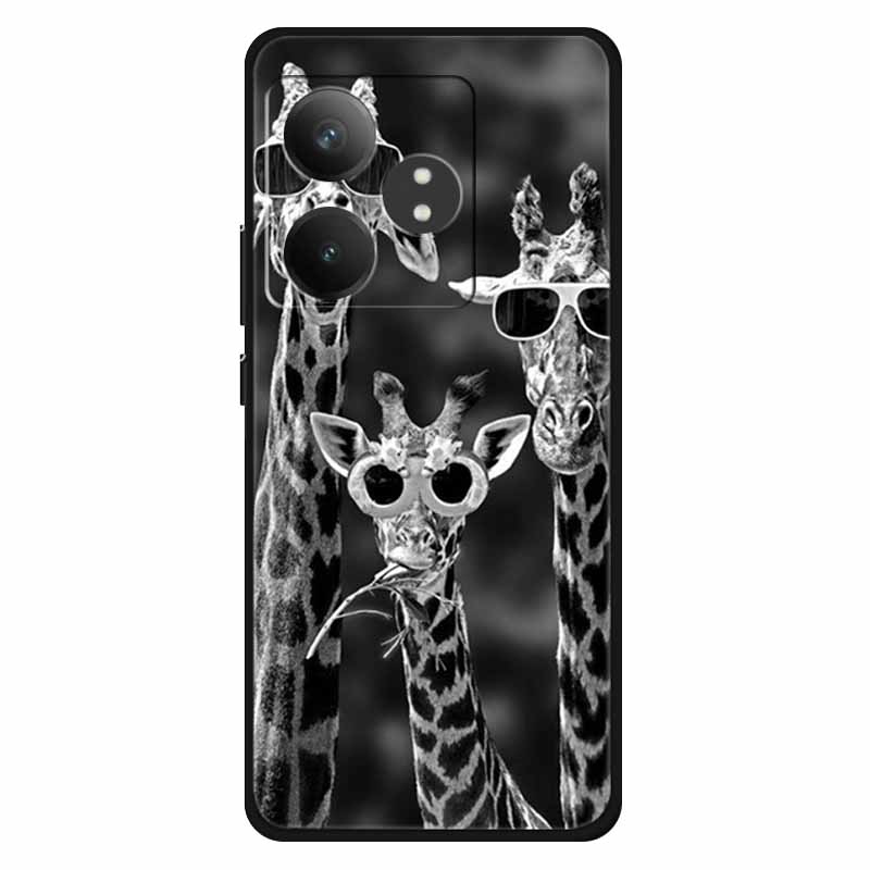 Funda For Realme GT 6T / GT 6 Cases Silicone Planet Painted TPU Soft Phone Back Cover For RMX3853 Protective Coque RMX3851  GT 6