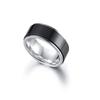 [Rockyu] Jewelry Ring Stainless Allergy Friendly Men's Rotate Can Turn Ring No. 19 European Wedding Present