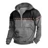 Men  Leisure  Fashion  Hooded Hood  Zipper  Hoodie