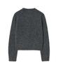 PHYSICAL DEPARTMENT Heart Apple Crop Knit_Charcoal