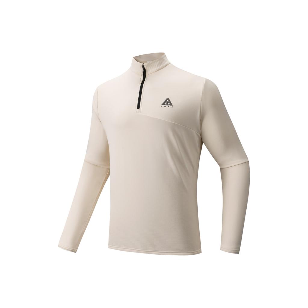 Anta Outdoors Long Sleeve Knit Shirt T2025 Winter T-Shirt Men Tops 952546403-1