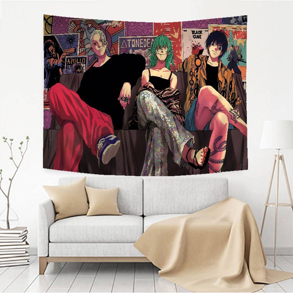 1pc Japanese Anime SsAKAMOTO DdAYS Cartoon Tapestry Wall Hanging Decoration Household Home Decor