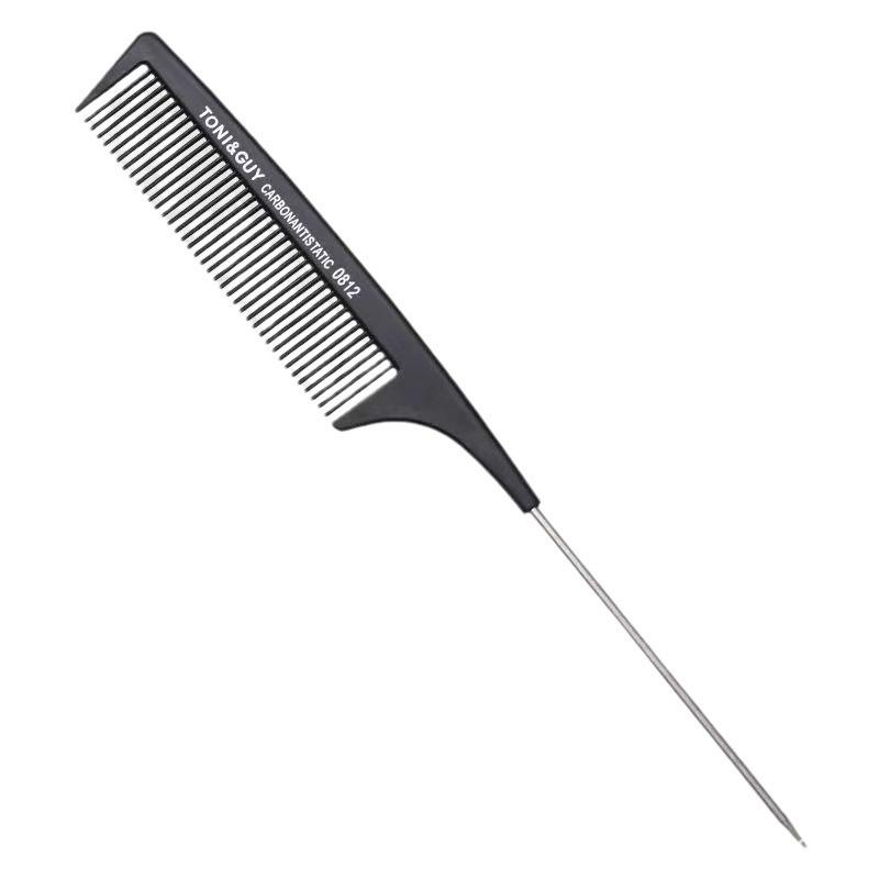 Hairdressing Fine-Tooth Steel Tail Comb for Women's and Men's Haircut & Updo