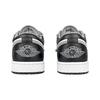 Jordan Air Jordan 1 Low Vintage Basketball Shoes Unisex Black White Gray 553558-040(Team47-AJ)
