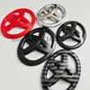Free of Disassembly Steering Wheel Logo Car Emblem Stickers for Toyota RAV4 Corolla Camry Yaris Vios Hilux Prius CHR Accessories