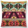 Colorful Seamless Aztec Decorative Prints Sofa Throw Pillow Case Fancy Abstract Geometric Vector Pattern Tribal Cushion Cover