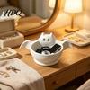 Festive Home Party Decor Halloween Candy Bowl Bat Shape Ceramic Serving Dish Cute Ghost Figurine Bowl Tabletop Decoration for Snacks And Storage