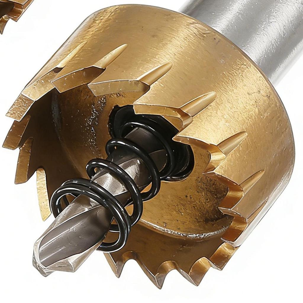 5 Pieces Hole Drill Bit Set High-Speed Wear-Resistant Drilling Cutter Hole Saw Drill Bit for Door Lock Installation Metal Sheet