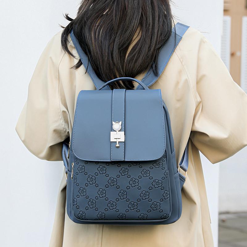 Ryggsekk Dame Ryggsekk Pendler Stor Kapasitet Skulderveske