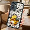 Phone Case: 2D flat, suitable for Samsung Galaxy A34 A35 M05 M06 S20 S22 S21 FE Plus 5G protective cases, comes with a little yellow duck for wearing 
