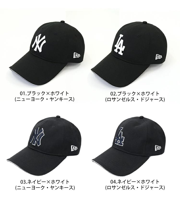 New Era 9TWENTY Long Visor Sun Visor MLB New York Yankees STYLISE Exclusive Adjustable Men Women Black White NY Free Size
