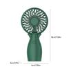 Tragbarer Ventilator Handventilator Leise Große Windkraft Outdoor Reise Tragbar Kompakter Ventilator