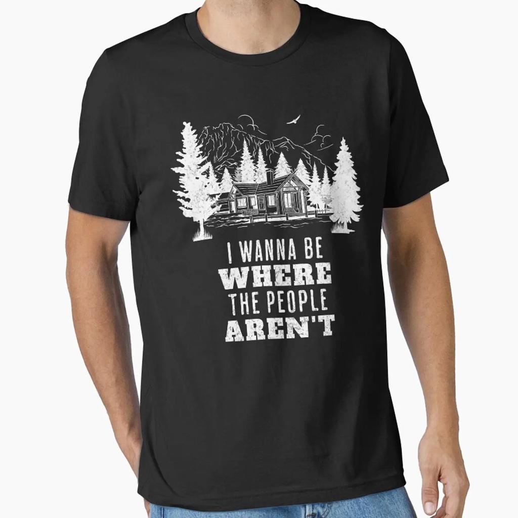 Camping Essential T Shirt Vintage Versatile Graphic Designer Clothes Streetwear Top For Everyday Wear Homme Comfortable
