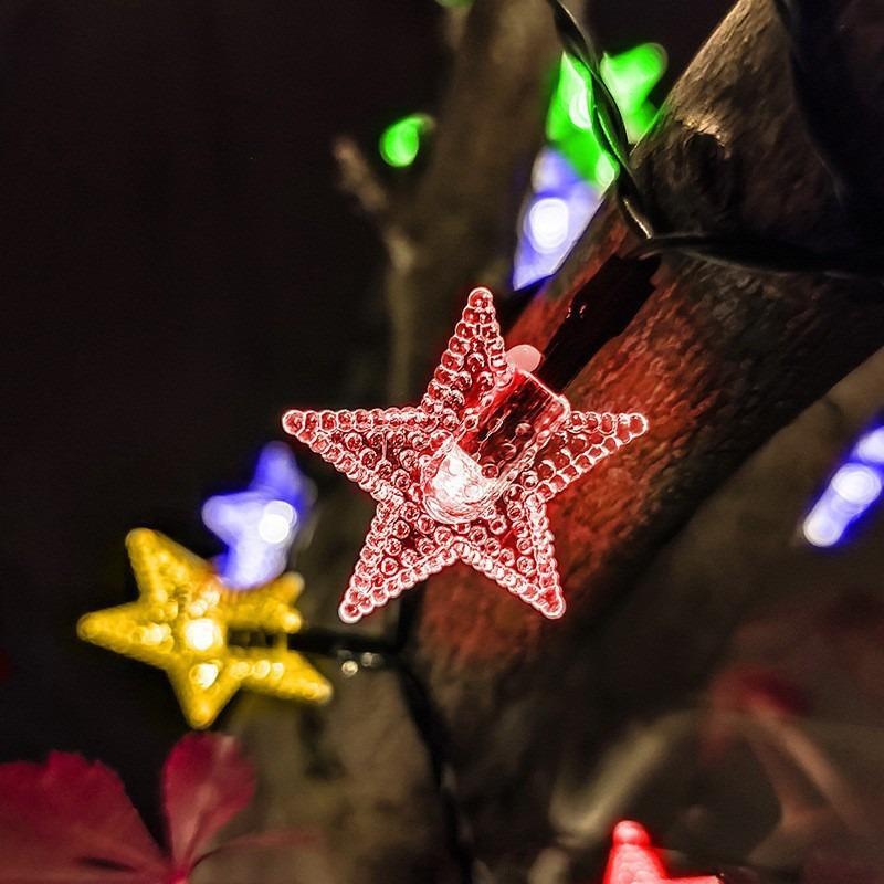 Cross-Border Outdoor Solar String Lights for Garden & Camping - Decorative Night Ornaments