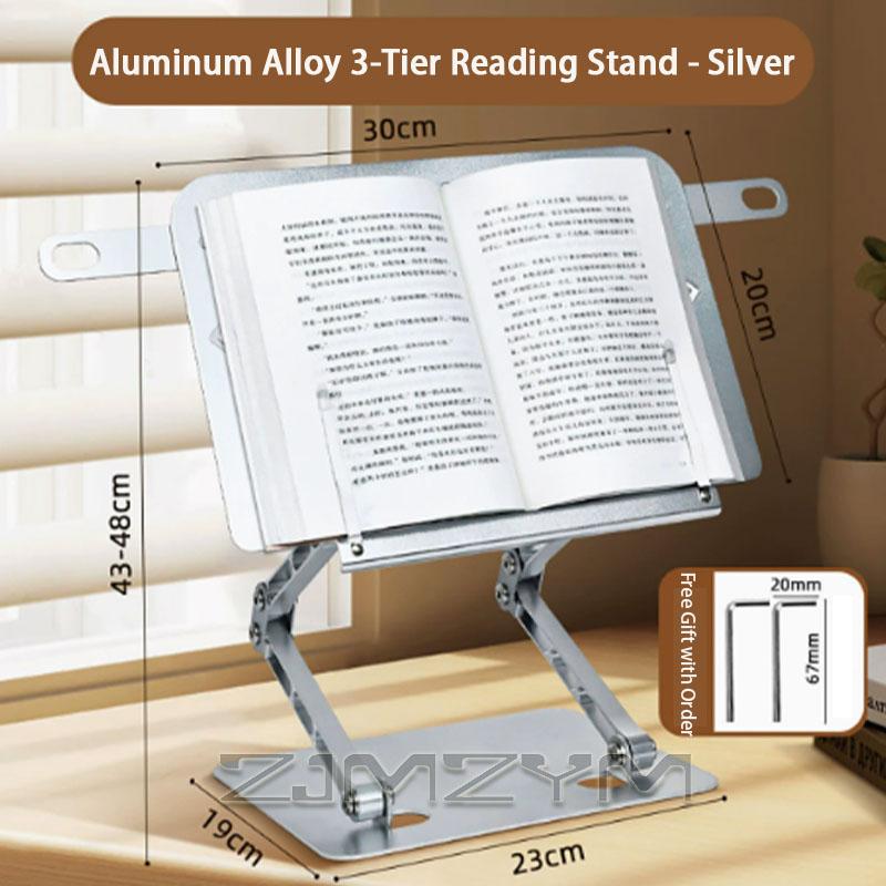 Multifunction Reading Stand,Extendable And Adjustable,Carbon Steel,Suitable For Reading,Tablets,Laptops,Office Study Tools