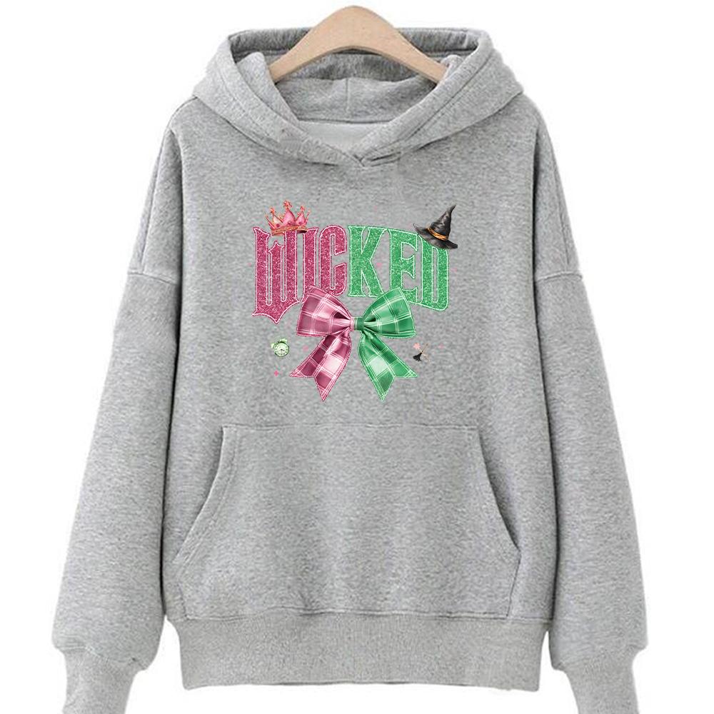Mikiny Wicked for Good Mikina pro fanoušky muzikálu Wicked Valentýnský dárek Mikina Móda Ženy Muži Estetická Podzim Zima Pulovr Oblečení
