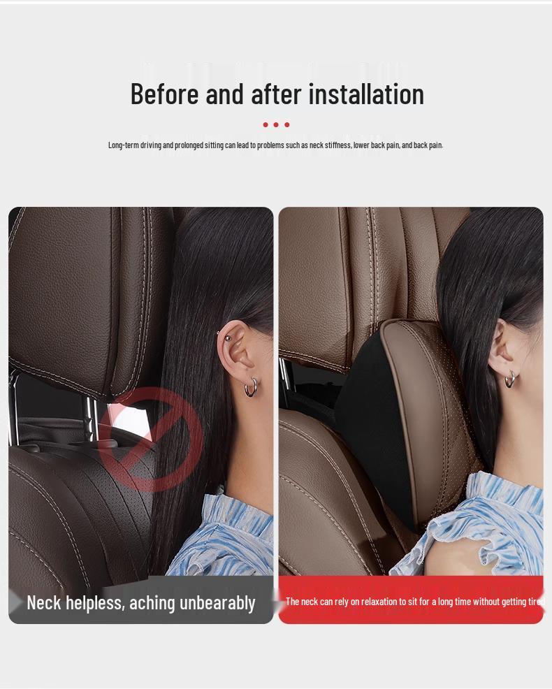 Changan Car Headrest and Lumbar Support Pillow (CS75plus, EADO, CS35, CS55, UNI-T)