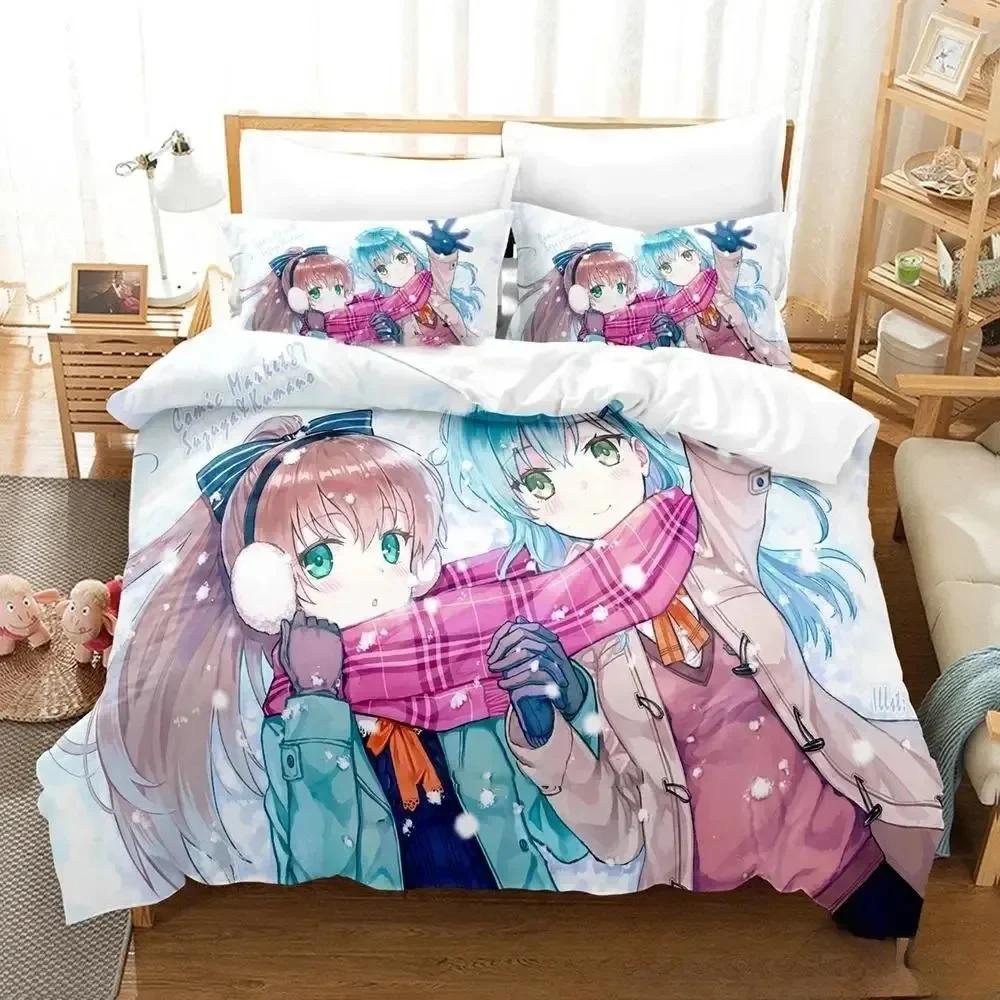 3D Print Anime Aikatsu Bedding Set Printed Bed Set With Pillowcase Bed Duvet Cover Soft Single Double Queen Super King Size