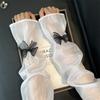 Cute Ice Silk Women's Sleeves Bow Decor Loose Fit Arm Sleeve Sun Protection UV Protection Ice Sleeves Summer Outdoor