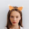 Soft Cloth Thanksgiving Animal Headband Party Headdress Chicken Leg Hair Band  Party