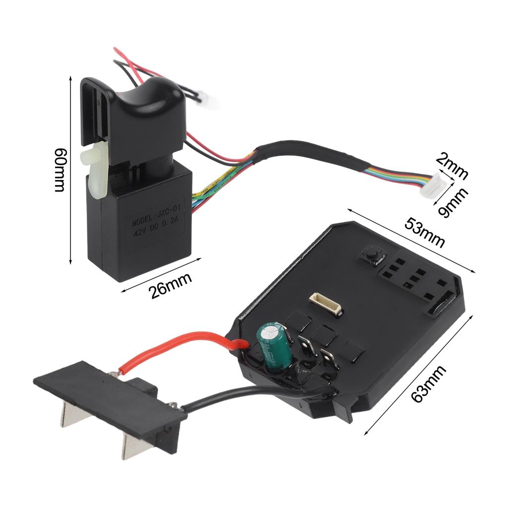 1pc Speed Switch Drive Board Control Board+Switch For 2106/161/169 Brushless Electric Wrench Drive Control Board+Switch