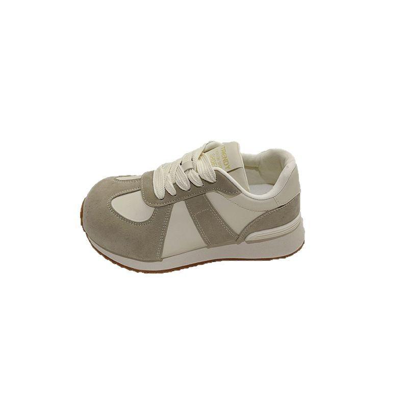 Women's Shoes Platform German Training Shoes 2025 Spring New Ugly Cute Big Head Soft Sole Forrest Gump Shoes Women's Casual Sports Shoes