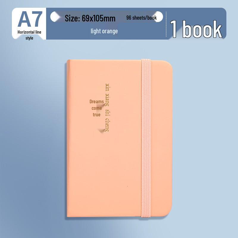 A7 Mini Pocket Notebook - Portable, Simple Style, High Value Memo Pad