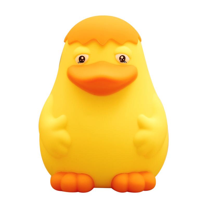 Silicone Cute Duck Pat Light Induction Night Light USB Charging Ornament Ambient Lighting Night Light