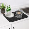Anti-slip Dish Drying Mat Heat-resistant Insulation Pad Household Tableware Drain Pad  Cup