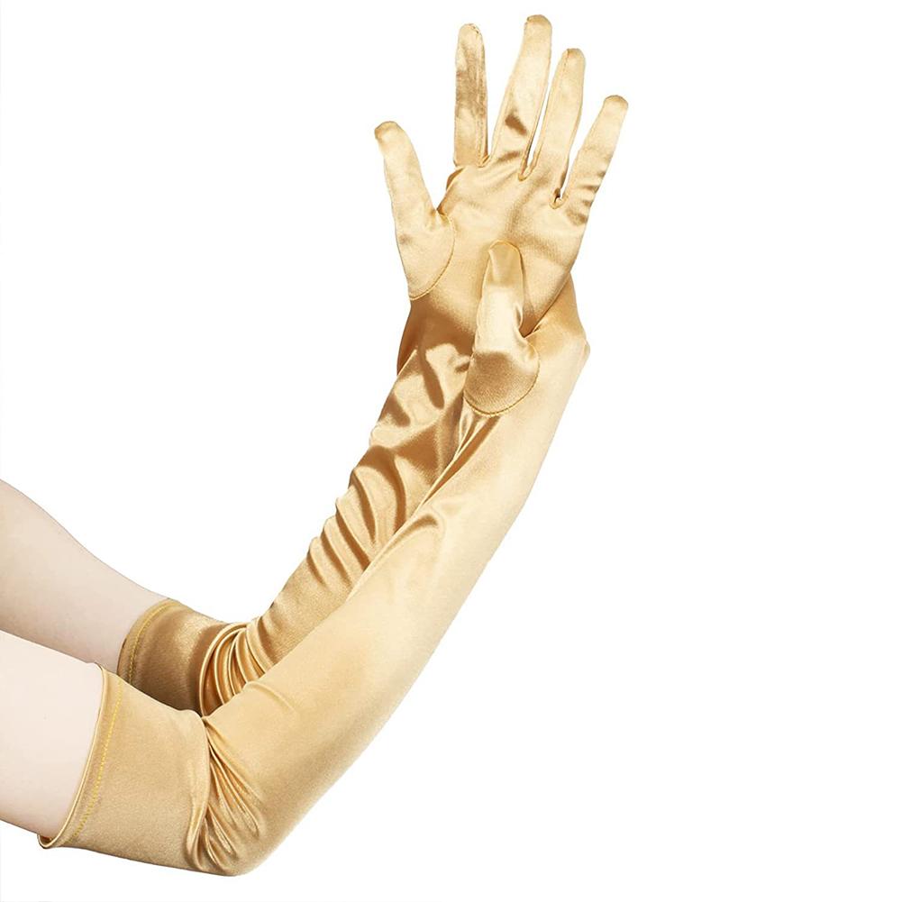 Comfortable Fit Evening Gloves Satin Gloves Elegant Design