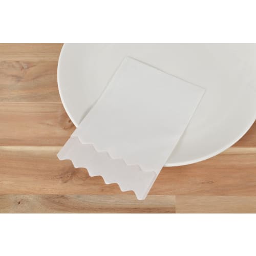 Strix Design Corrugated Paper Napkins, White, 6-Fold, 1000 Sheets, Made in Japan, 25 x 25mm, For Commercial Use, Restaurants, 6-Fold, DR-436