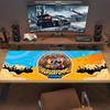 Burger Fries Fun Large Size Mouse Pad Large Gaming Table Cushion Nonslip Laptop Tablet Big Mousepad Xxl Mat Mini Pc Playmat With Lock Edge