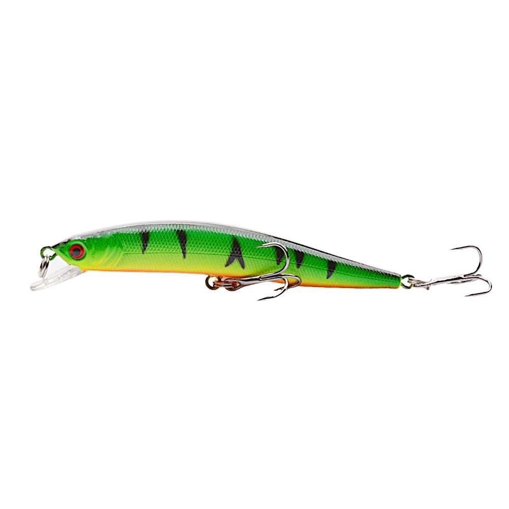 Colorful Rattling Minnow Lure: 10cm/8.3g Bass Simulation Bait with Ten Colors for Long Cast Fishing
