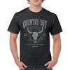 Country Boy American Original T Shirt Bull Skull Ranch Unisexs Vintage Washed Homme Breathable Comfortable Versatile Stylish