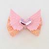 1PC Cute Girls Hair Bows with Clips Kids 4inch Sparkly Wing Hair Bows Barrettes Clips Heart Hairpins Children Hair Accessories