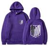 Attack On Titan Men's Hoodie Anime Hoodies Men and Women Streetwear Pullover Harajuku Shingeki No Kyojin Hoodies Sweatshirt