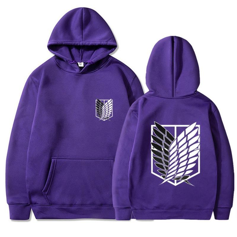 Attack On Titan Men's Hoodie Anime Hoodies Men and Women Streetwear Pullover Harajuku Shingeki No Kyojin Hoodies Sweatshirt