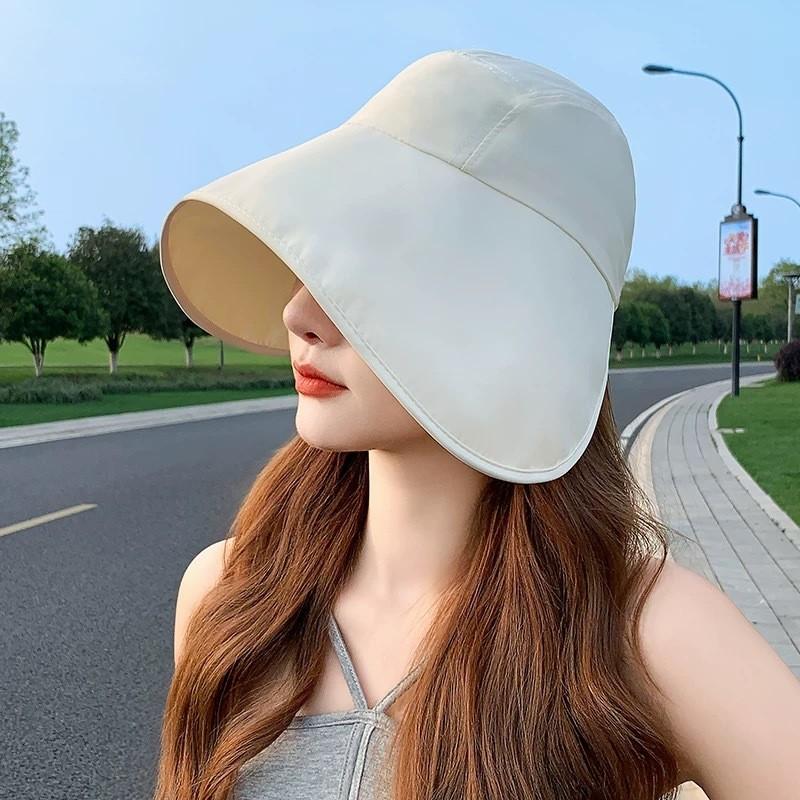 

Sun Protection Summer Womens Wide Brim Hat With Breathable Fabric For Outdoor Activities бежевый