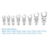 9Pcs Replaceable Wrench Set Flexible Head 180° Rotating Torsion Wrench with Handle