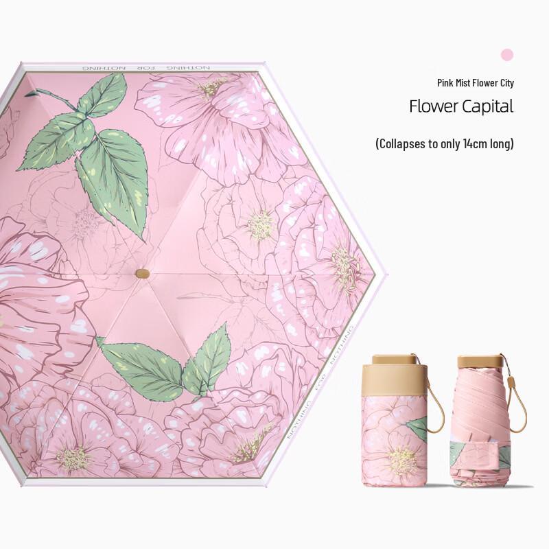 PALONY Ladies  Mini Folding UV Protection Umbrella