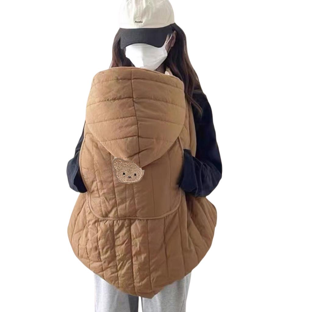 

Children s Windproof Cloak and Blanket for Strollers 80*85 cm кавовий