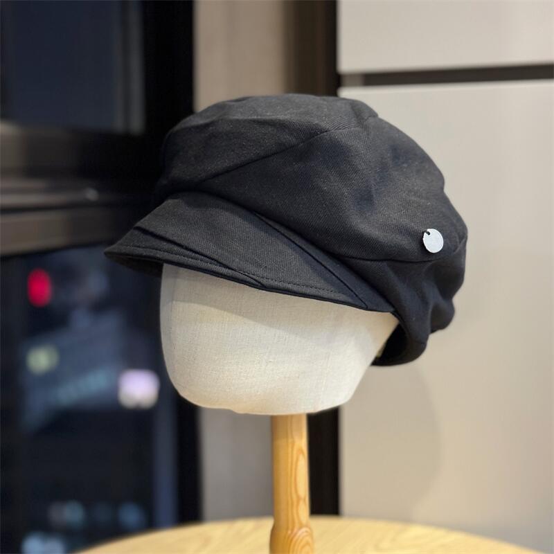 New Pleated Cloud Hat Women's Spring and Summer Bag Head Hat Big Head Circumference Shows a Small Face, Fashionable Personality, Niche Pile Hat Tide