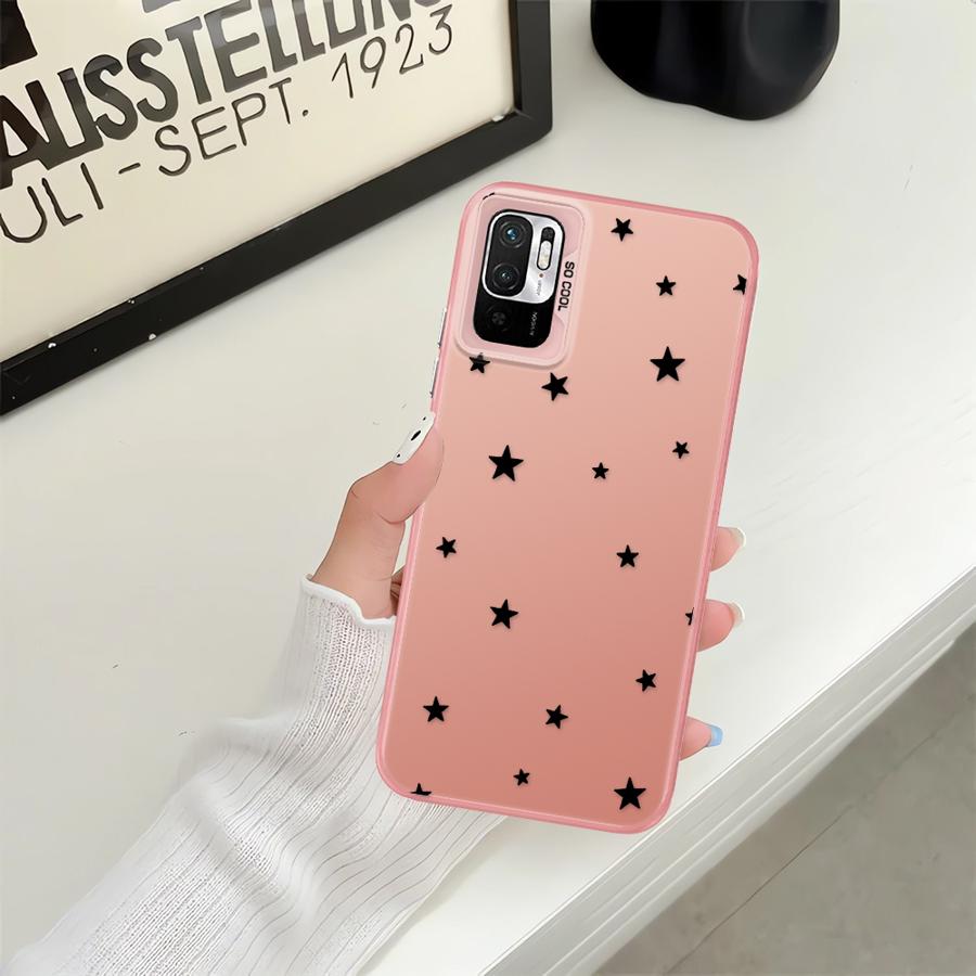 Case for Xiaomi Poco C50 X3 Pro X3 NFC C61 C51 Phone Cover Cute Simple Stars